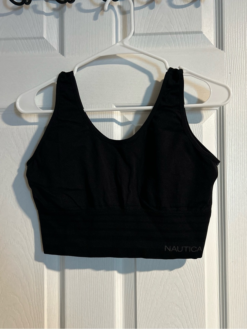 Nautica Black Sports Bra Unpadded